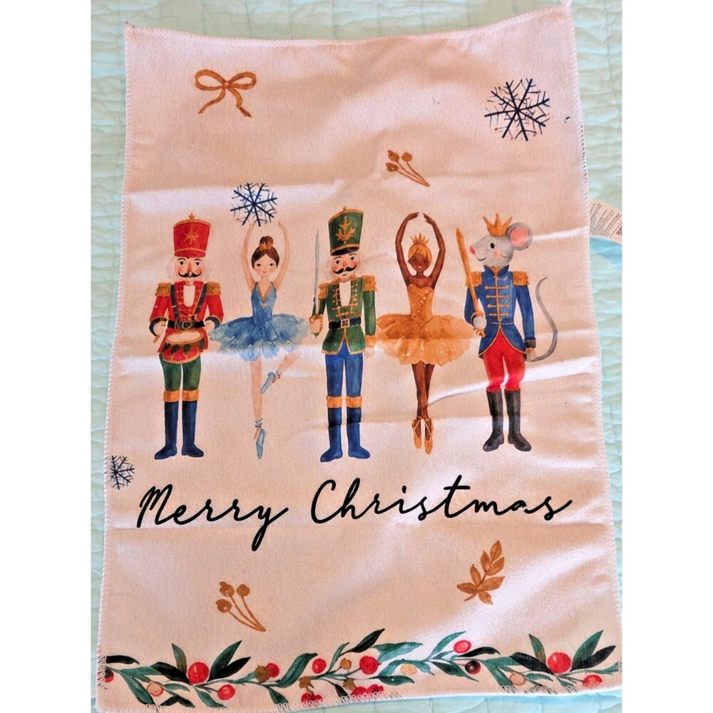 Christmas Nutcracker Kitchen Dish Towels Kitchen Quick Drying set of 2